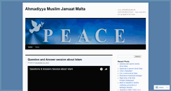 Desktop Screenshot of ahmadiyyamalta.org